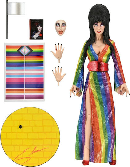 Neca Elvira Mistress Of The Dark Over The Rainbow Elvira Action Figure Height 20cm in Scale 1:10