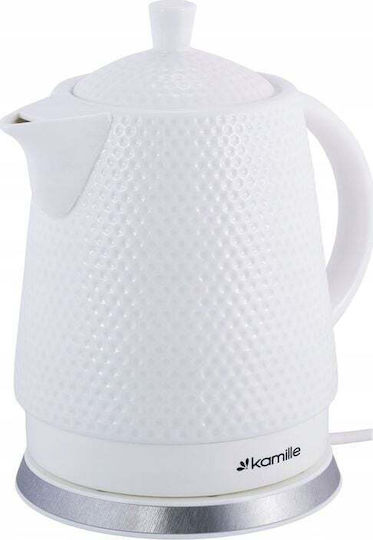 Kamille Електрическа Кана 1.5л 1200W Бяла