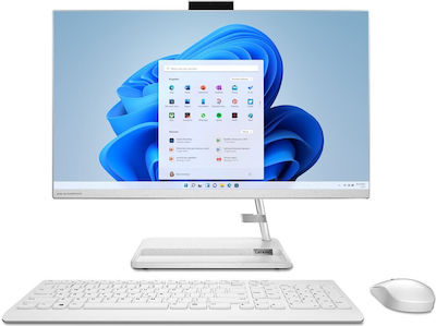 Lenovo IdeaCentre AIO 3 24ALC6 23.8" (Ryzen 5-7530U/16GB/512GB SSD + 512GB SSD/FHD/W11 Home) White International English