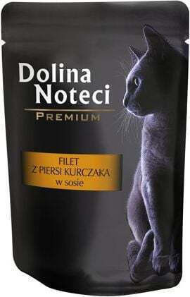 Dolina Noteci Wet Food for Adult Cats in Pouches with Chicken 85gr