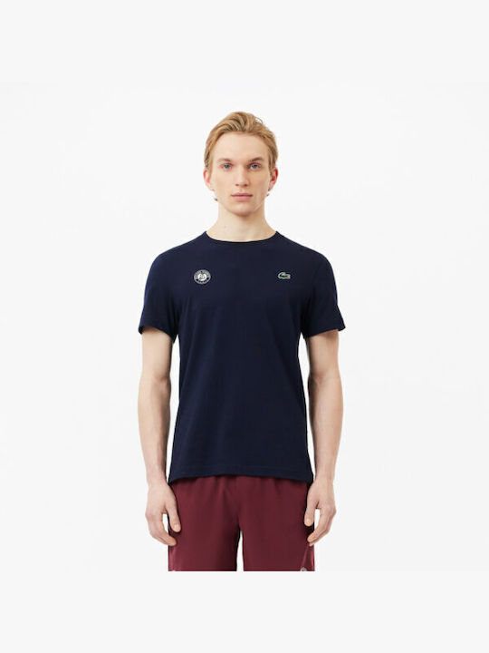 Lacoste Men's Short Sleeve T-shirt Navy Blue