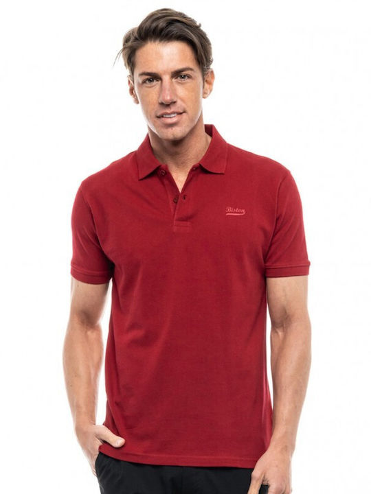 Biston Herren Shirt Polo Red