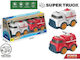 Rescue Vehicles Set Ambulance-Fire Truck 2pcs 38x17x12.5cm S15 - 0098039
