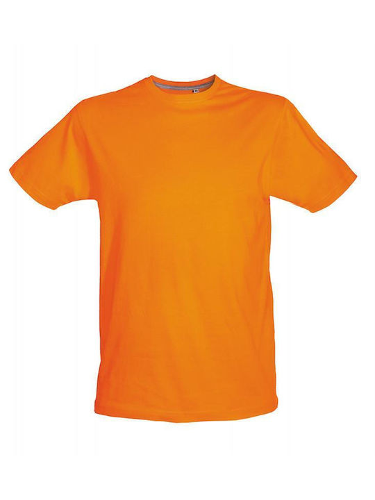 Keya Ανδρικό Διαφημιστικό T-shirt Κοντομάνικο Dark Orange
