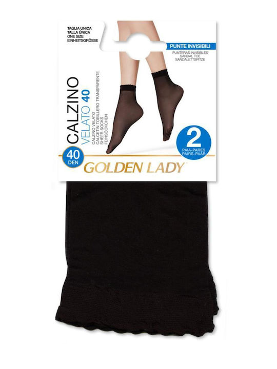 Golden Lady Damen Socken Schwarz 1Pack