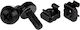 StarTech M6 M6 x 12mm - Pachet de 100 - Negru CABSCREWM62B 100buc