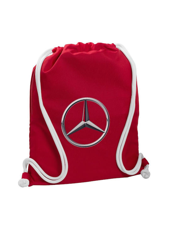 Koupakoupa Mercedes Τσάντα Πλάτης Γυμναστηρίου Κόκκινη