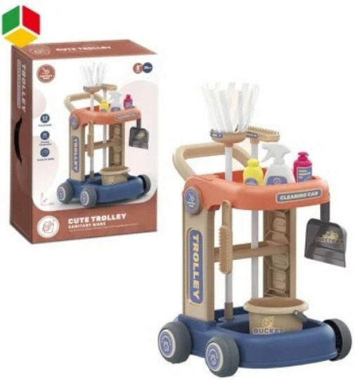 Cleaning Cart Playset 35pcs 55×13.5x39cm - 0099681