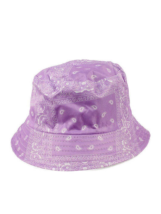 Bucket Καπέλο Διπλής Όψεως Paisley Print Lilac Tda01-xc-7-lil