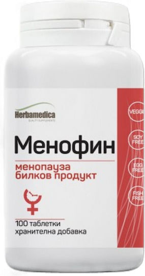 Herbamedica Menofin Добавка за Менопауза 100 Таблетки