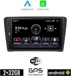 Kirosiwa Car-Audiosystem für Skoda Schnell 2012 (Bluetooth/USB/WiFi/GPS/Apple-Carplay/Android-Auto) mit Touchscreen 9"