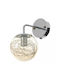 Modern Leuchte Wand mit Fassung E14 Transparent