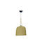 Inart Lamper Pendant Light Beige Boho with Socket E27 30x30x82cm