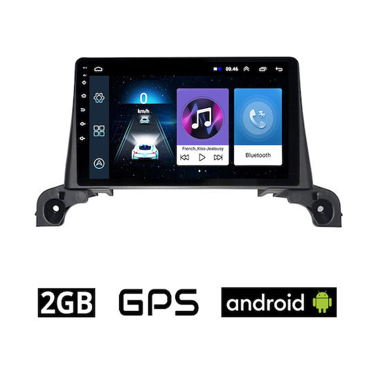 Auto-Audiosystem für Peugeot 5008 5008 (Bluetooth/USB/AUX/WiFi/GPS/Apple-Carplay/Android-Auto) mit Touchscreen 9"