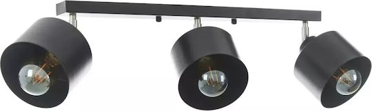 Dreifach LED Spot in Schwarz Farbe