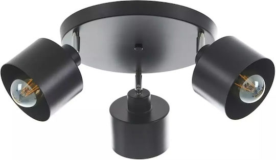Dreifach LED Spot in Schwarz Farbe