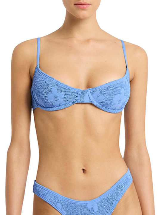 Bond-Eye Bikini-Oberteil Hellblau