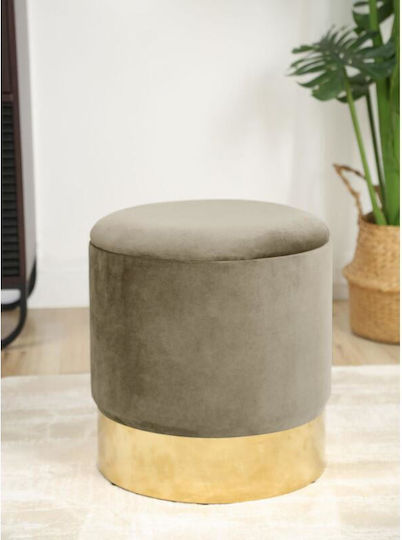 Hocker Für das Wohnzimmer Mit Stauraum Beige 39x40x40cm Hocker Für das Wohnzimmer Mit Stauraum Beige 39x40x40cm