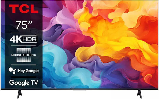 TCL Smart Television 75" 4K UHD LED V6B HDR (2024)