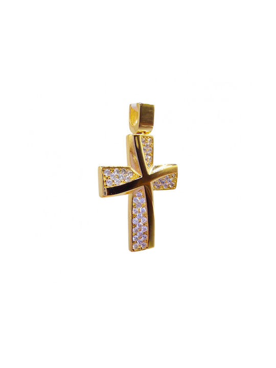 Velegrakis Women's Gold Cross 14K