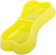 Plastic Bol Mâncare pentru Câine & Pisică pe Bază 2x 150ml 24.5cm în Culoare Galben