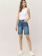 Tiffosi Women's High-waisted Shorts Blue