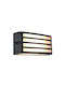 Lutec Zebra Wall-Mounted Outdoor Light E27 IP44 22x9x11cm