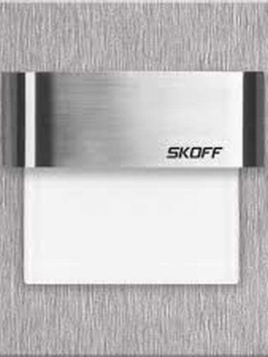Skoff Lumină de exterior montată pe perete LED IP20 0.8W cu Alb Rece Lumină