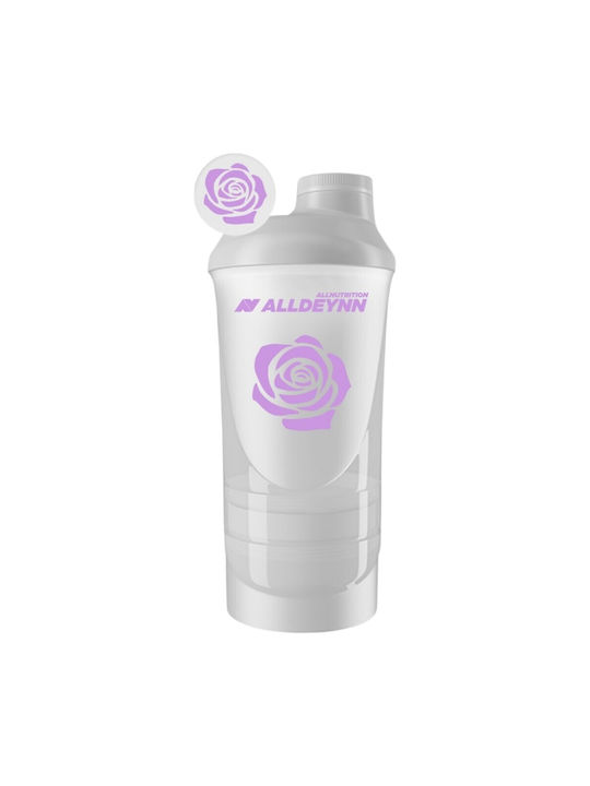 AllNutrition Shaker Proteine Plastic Alb