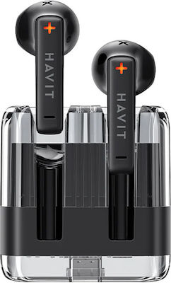 Havit TW981 Earbud Bluetooth Handsfree Ακουστικά με Θήκη Φόρτισης Μαύρα