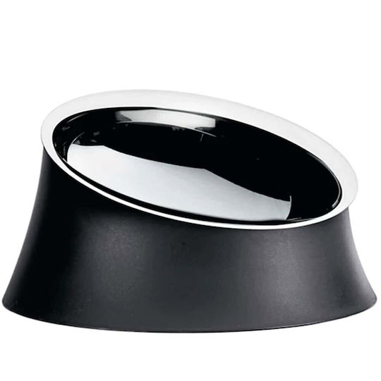 Alessi Stainless Steel Bowl Food for Dog 27cm in Gray Color