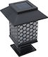 Uncle George Spiked Solar Light Traffic light Warm White with Photocell
