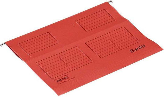 Bantex Clipboard for Paper A4 Red 1pcs