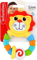 Infantino "lion Teether" Teething Rattle for 3 m+ 1pcs