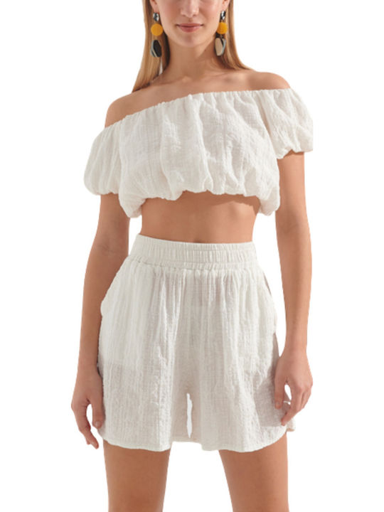 Femei Pantaloni scurți White