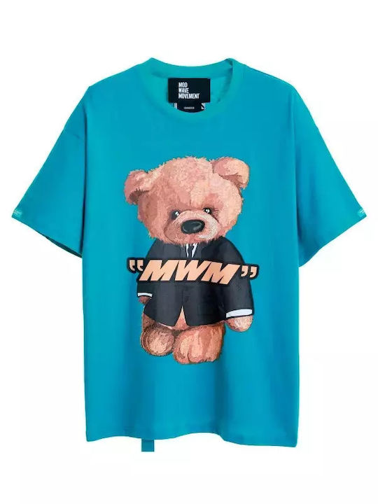 Γυναικείο Oversized T-shirt Petro Blue
