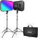 Neewer Kit De Iluminare 60W RGB Cu Trepied