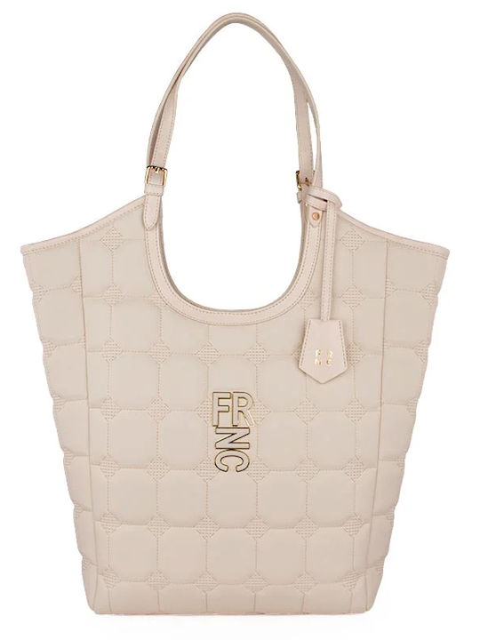 FRNC Damen Tasche Schulter Ecru