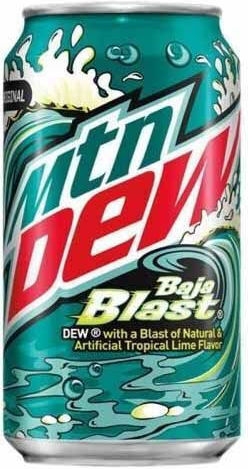Mountain Dew Energy Drink με Ανθρακικό σε Κουτί 355ml