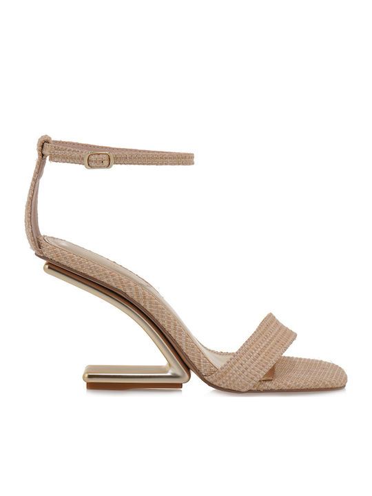 Alessandra Bruni Women's Sandals Brown with Hig...