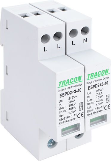 Tracon Electric Τετραπολικός Διακόπτης Ράγας 400V 125A