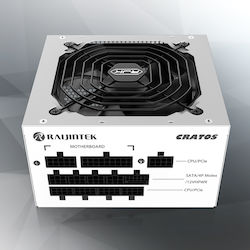 Raijintek Cratos 1200W Бял Компютърно захранване Пълен модул 80 Plus Gold