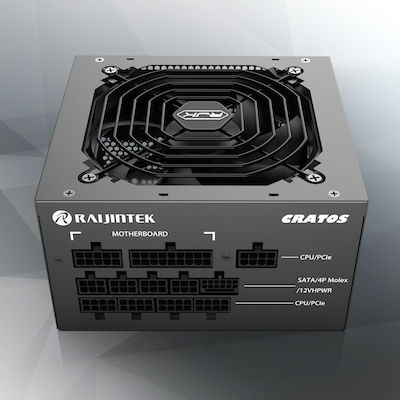 Raijintek Cratos 1000W Schwarz Computer-Netzteil Vollständig modular 80 Plus Gold