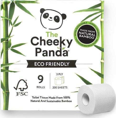 The Cheeky Panda Toilettenpapier 9 Rollen CHP00806
