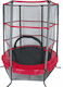 Trampolin Für Draußen Mit Durchmesser 137cm Mit Netz Schwarz