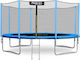 NEO Sport Trampolin Draußen Durchmesser 404cm mit Netz & Leiter