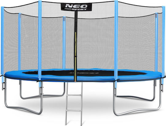 NEO Sport Trampolin Draußen Durchmesser 404cm mit Netz & Leiter