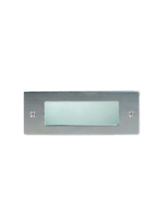 DIL Επιτοίχιο Εξωτερικό Φωτιστικό LED IP65 0.5W με Ψυχρό Λευκό Φως