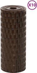 Vidaxl Patio Dividers 10 Pieces Brown & Black 2...
