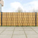 Balcony Divider 10pcs Open Brown 255x19cm Synth...